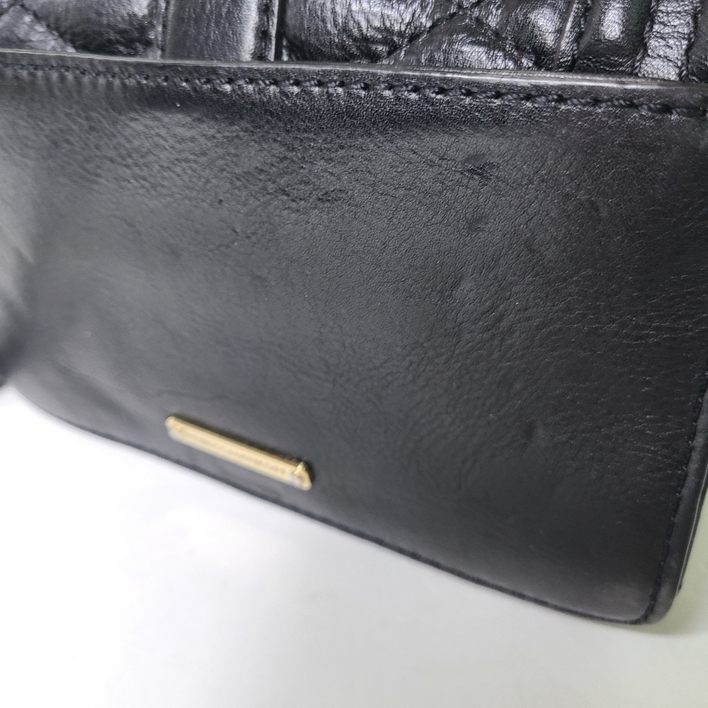 Rebecca Minkoff Love Mini Black Quilted Crossbody Bag - Picture 11 of 16